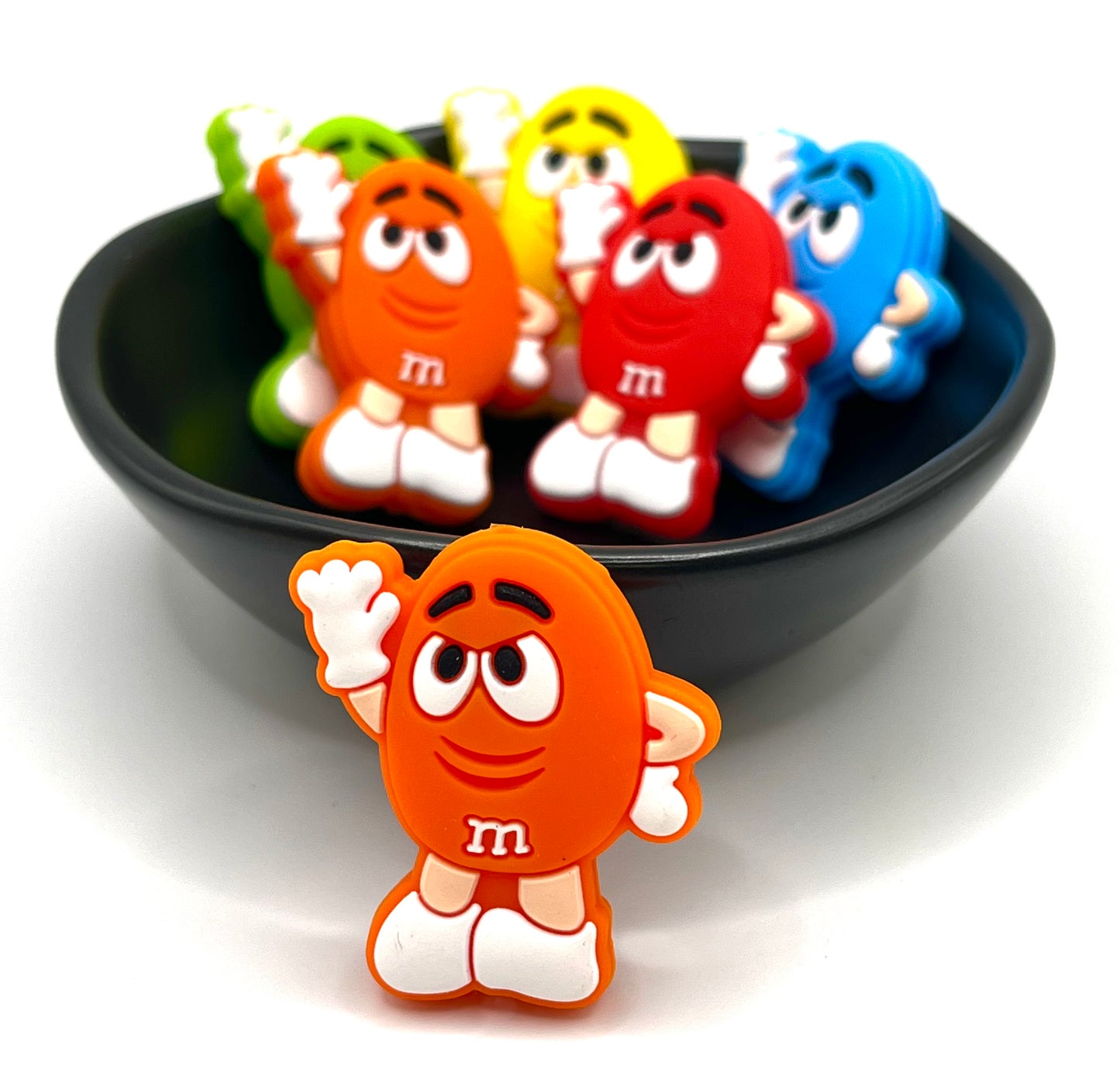 M & M Focal Bead