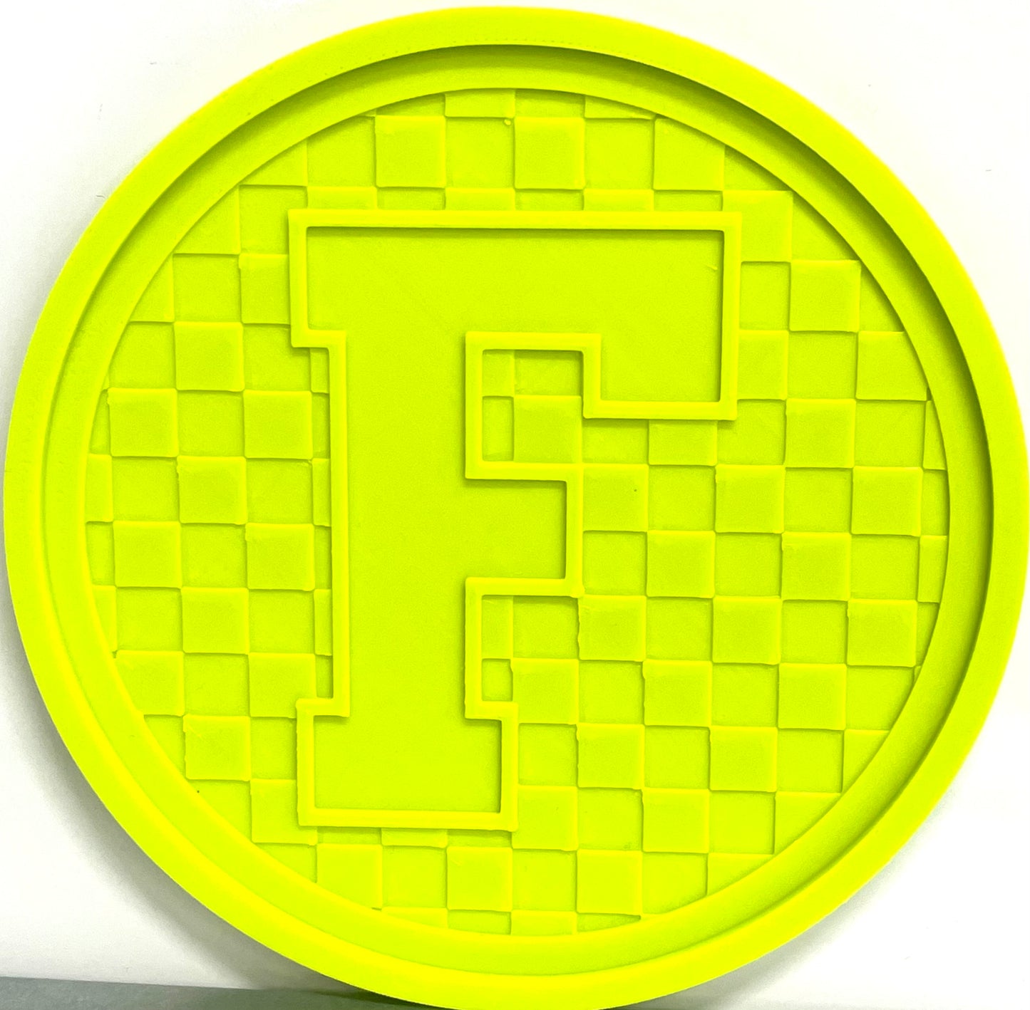 Checkered Alphabet Letters - Base & Insert Mold