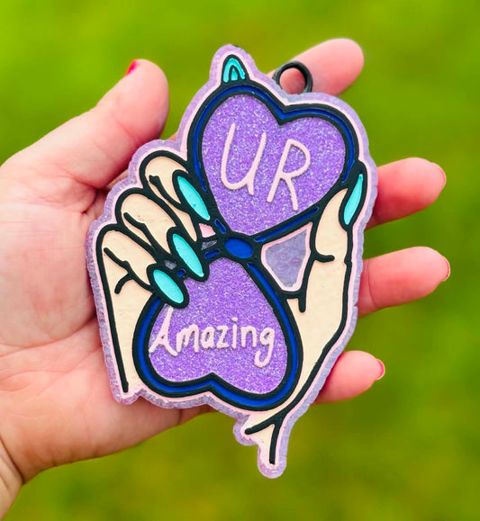 You Are Amazing Hand Mirror Mold