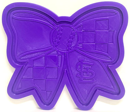 Baseball Sports Team Bow