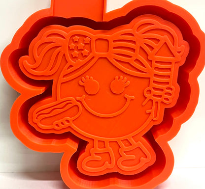 Little Miss 4th of July Mold