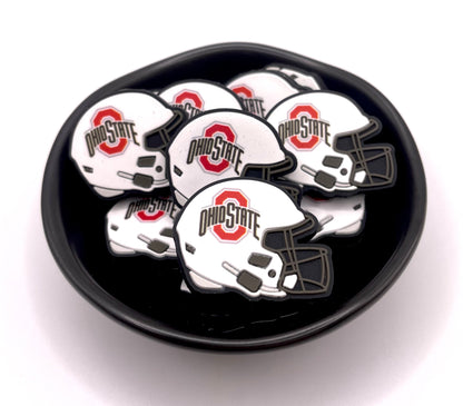 Football Sport Helmet Focal Bead