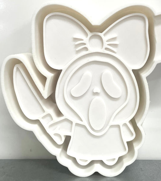 Baby Scary Mask Guy Mold