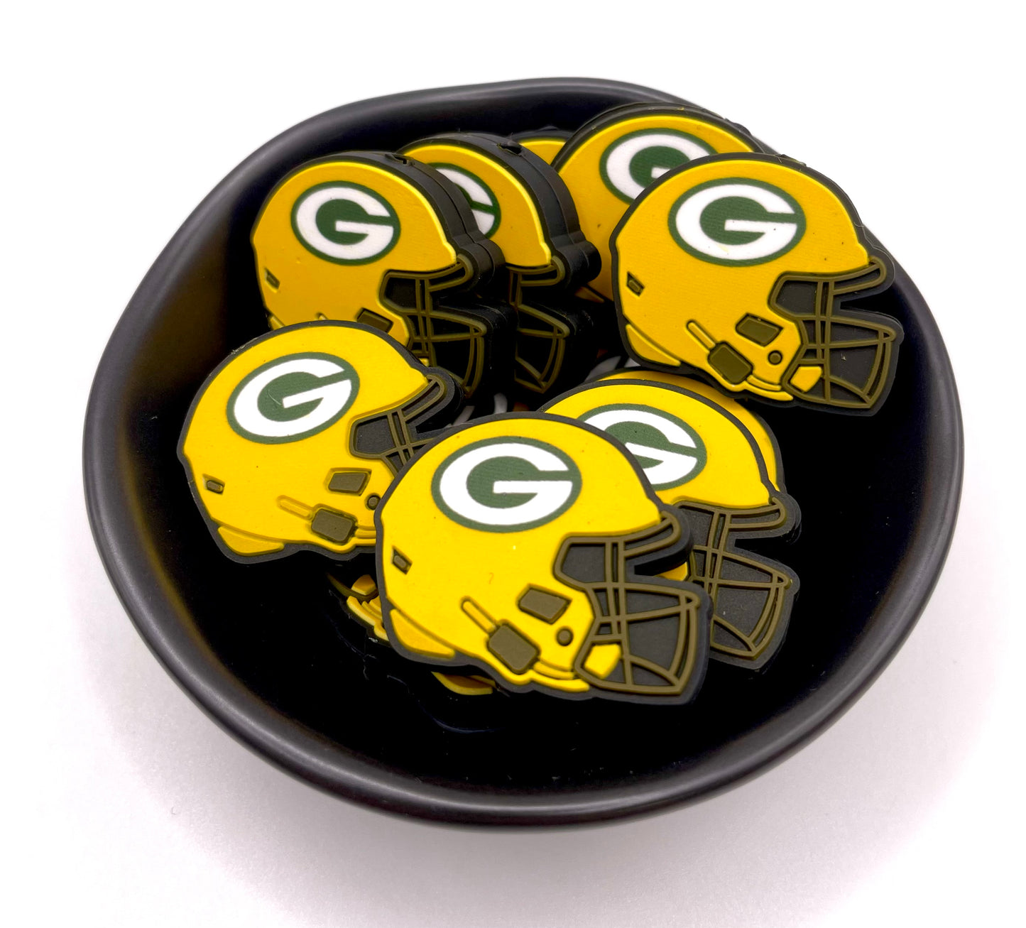 Football Sport Helmet Focal Bead