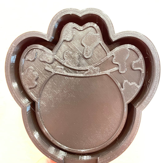 Blank Smiley Cowboy Hat Mold