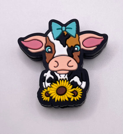 Cow with Sunflower Focal