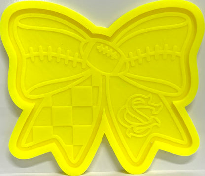 Football Sports Team Bow Mold