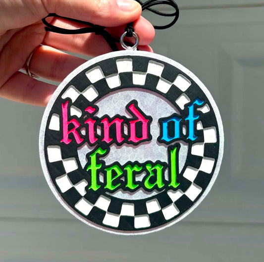 Kind of Feral Checkered Circle Mold
