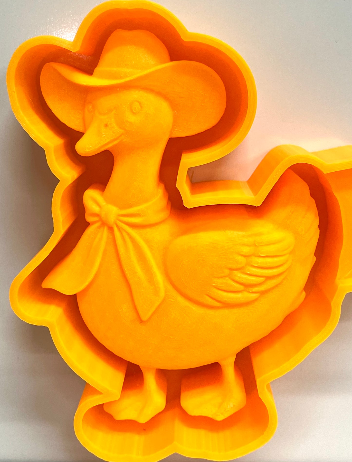 Cowgirl Duck 3D Mold
