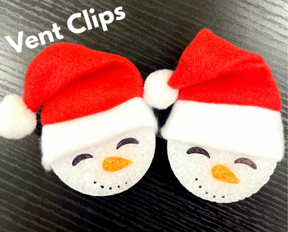 Christmas Hat Smiley Faces Vent Clip Molds