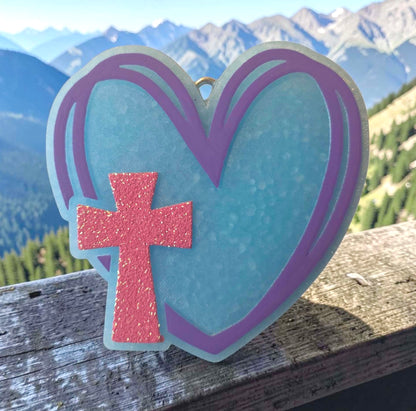 Heart with Cross Mold