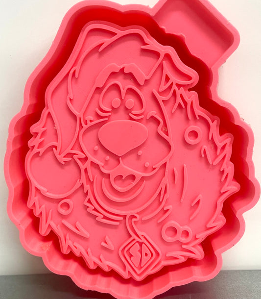 Cartoon Mystery Dog Christmas Mold