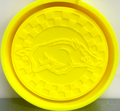Checkered Circle Arkansas College Football Mold