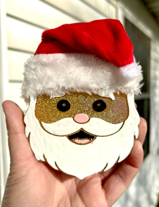 Santa Cause Face with Christmas Hat Add On