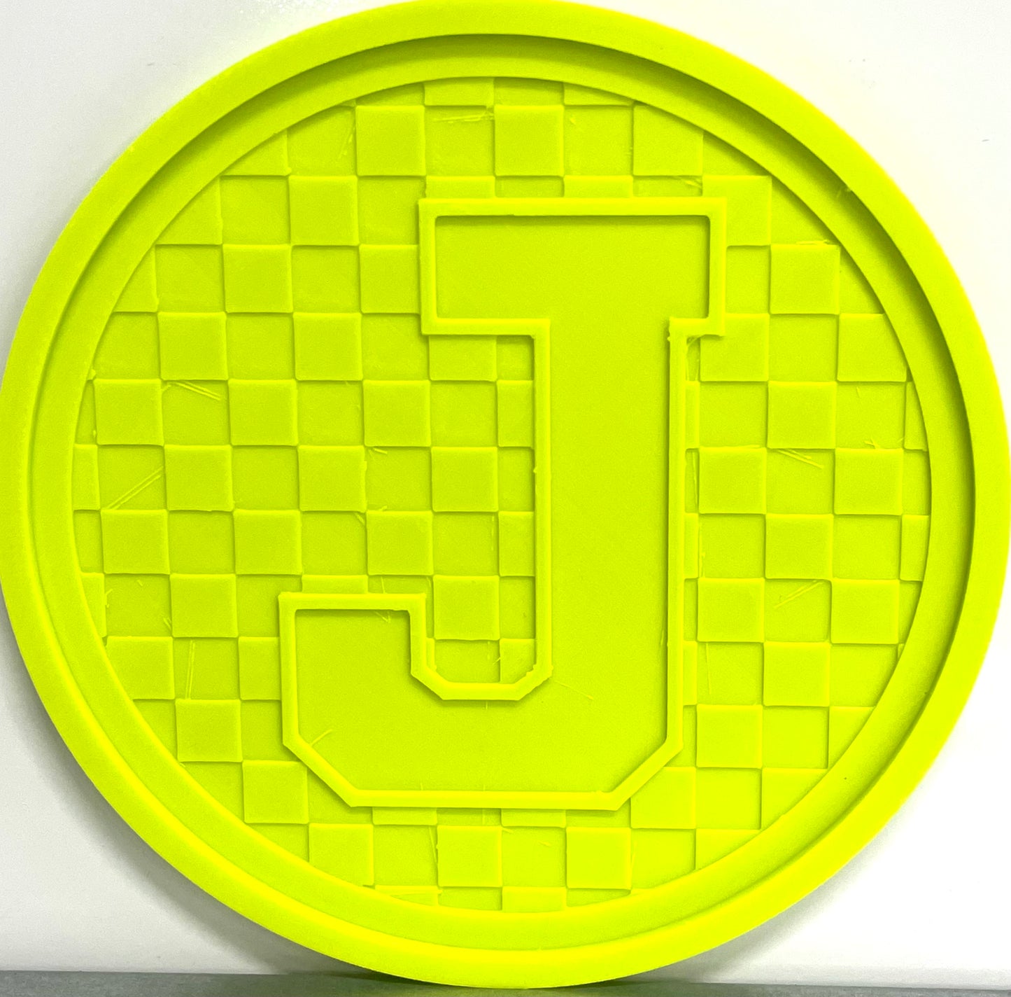 Checkered Alphabet Letters - Base & Insert Mold