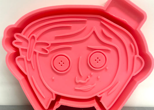 Button Eyed Doll Mold