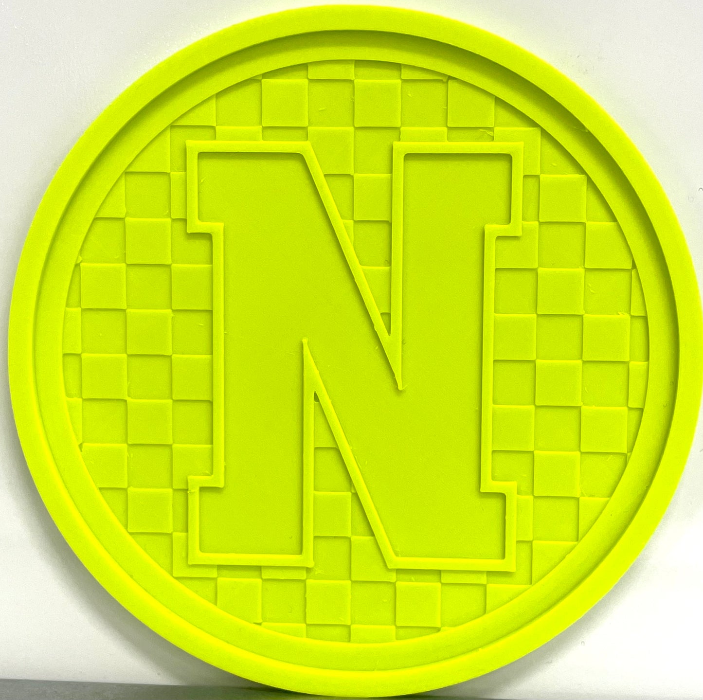 Checkered Alphabet Letters - Base & Insert Mold