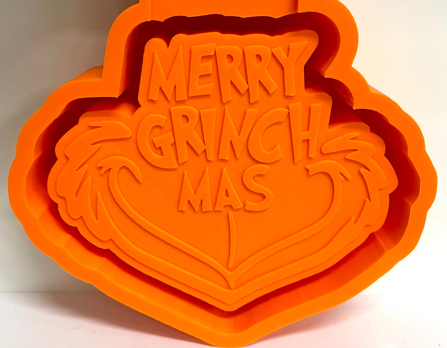 Green Christmas Guy Merry Christmas Grin Mold