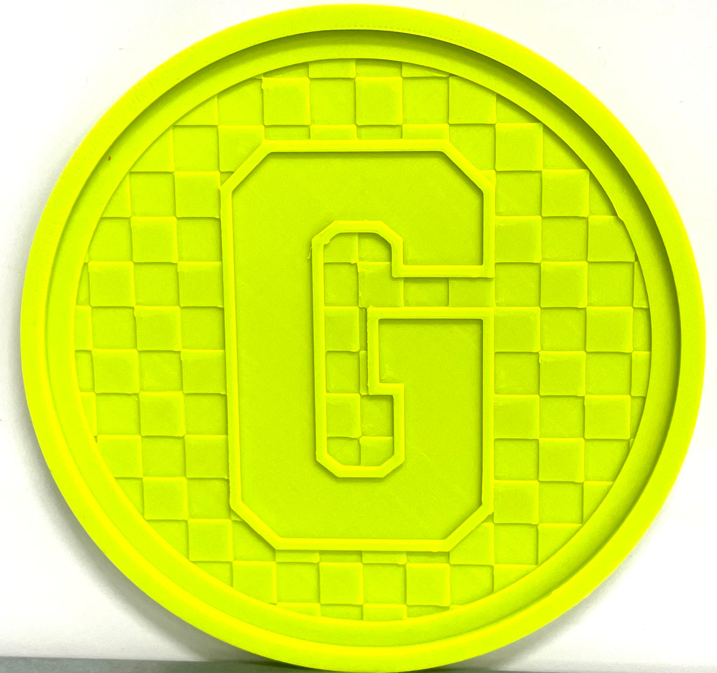 Checkered Alphabet Letters - Base & Insert Mold