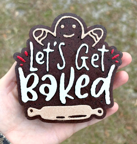 Let’s Get Baked Gingerbread Man Mold