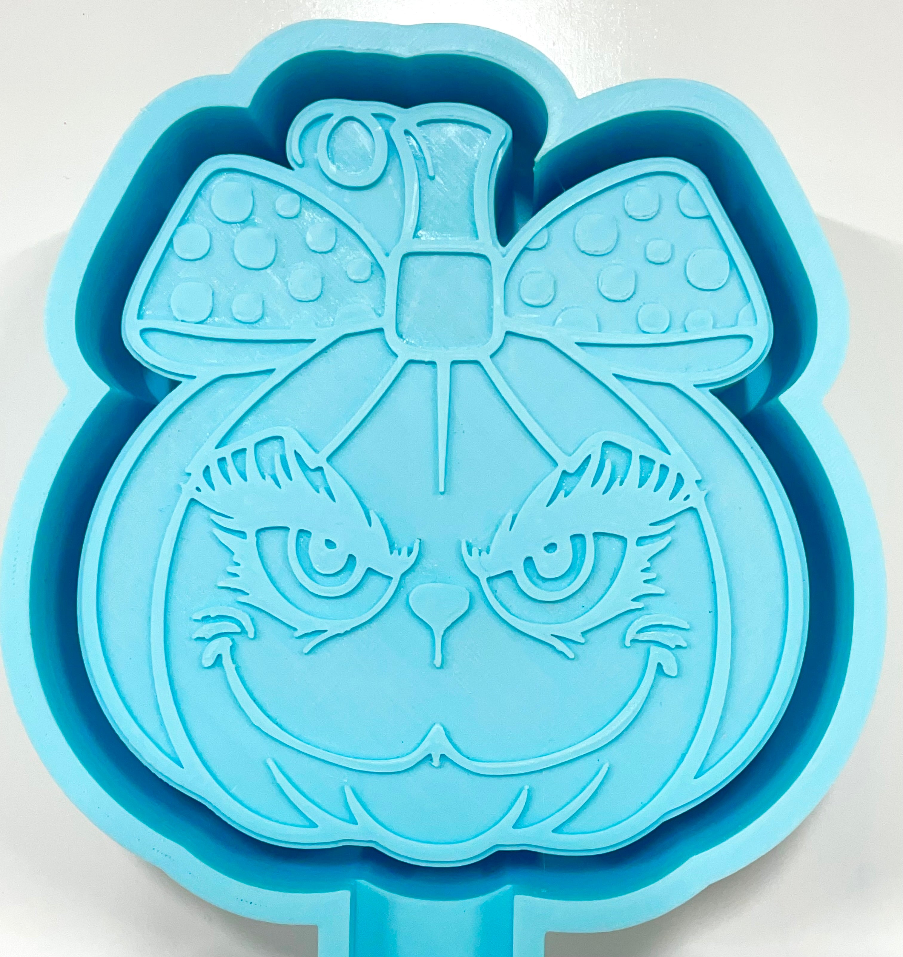 Green Christmas Guy Pumpkin Mold Molds Gone Wild