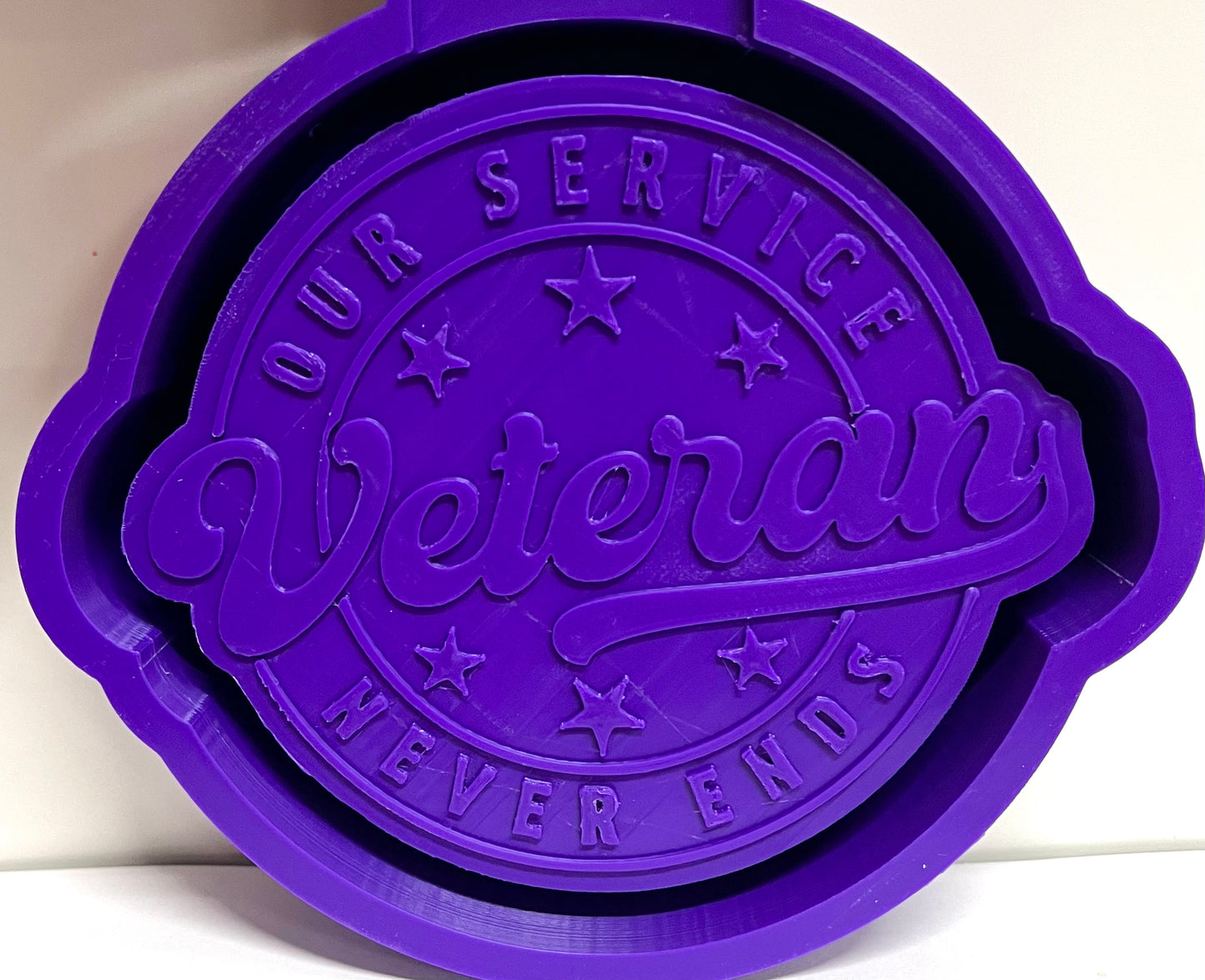 Our Service Never Ends Veteran Mold