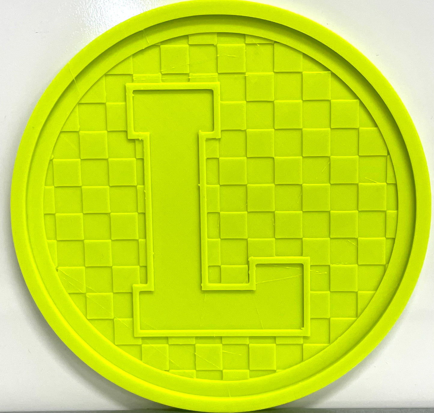 Checkered Alphabet Letters - Base & Insert Mold