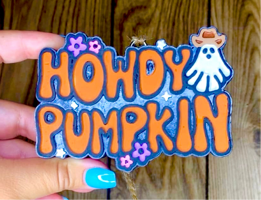 Howdy Pumpkin Mold