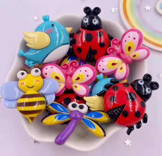 Summer Resin Charms - 10pc