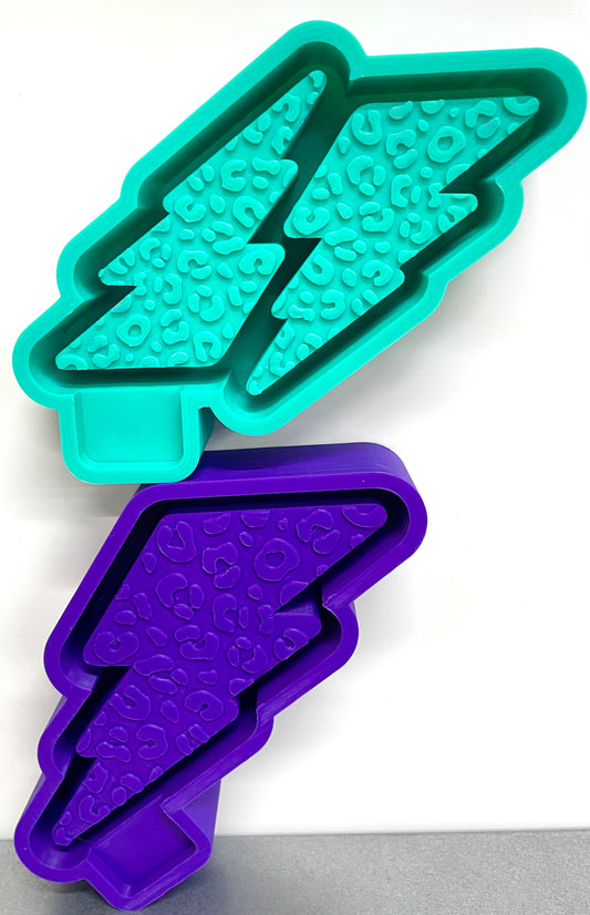 Leopard Lightening Bolt & Vent Clip Mold Set