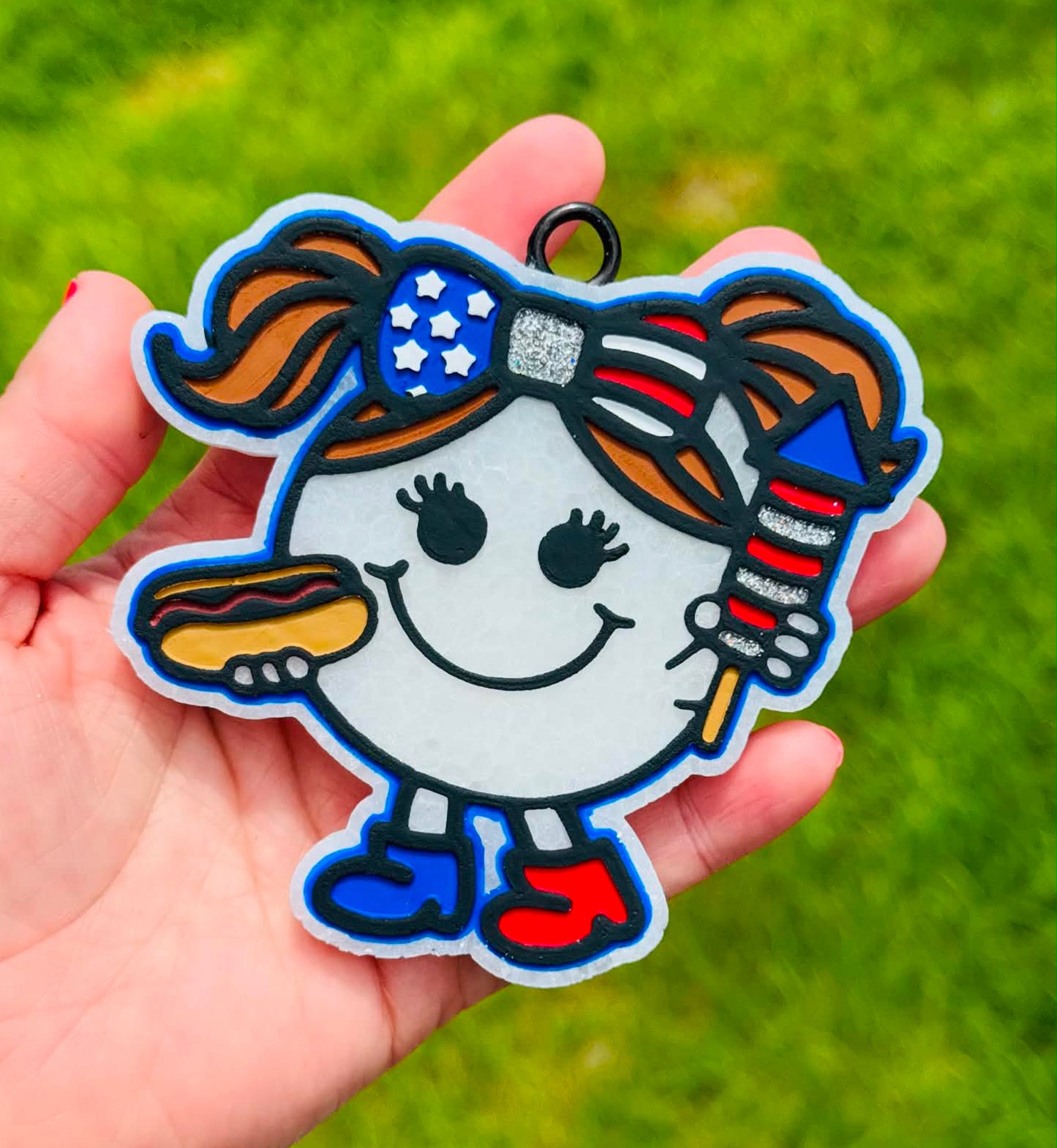 Little Miss 4th of July Mold