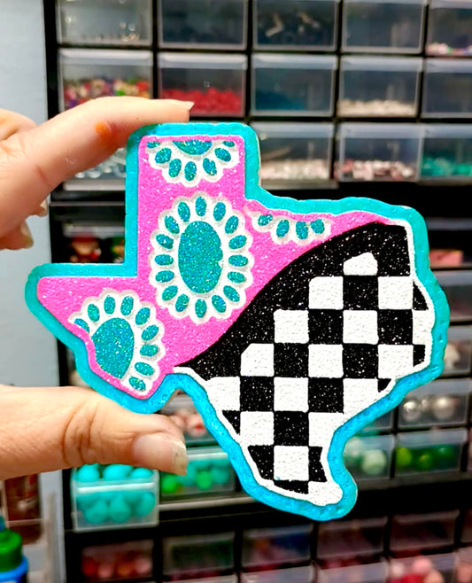 Checkered Concho Texas Mold