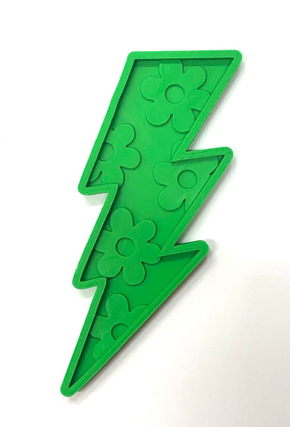 Lightening Bolt with Inserts Mold