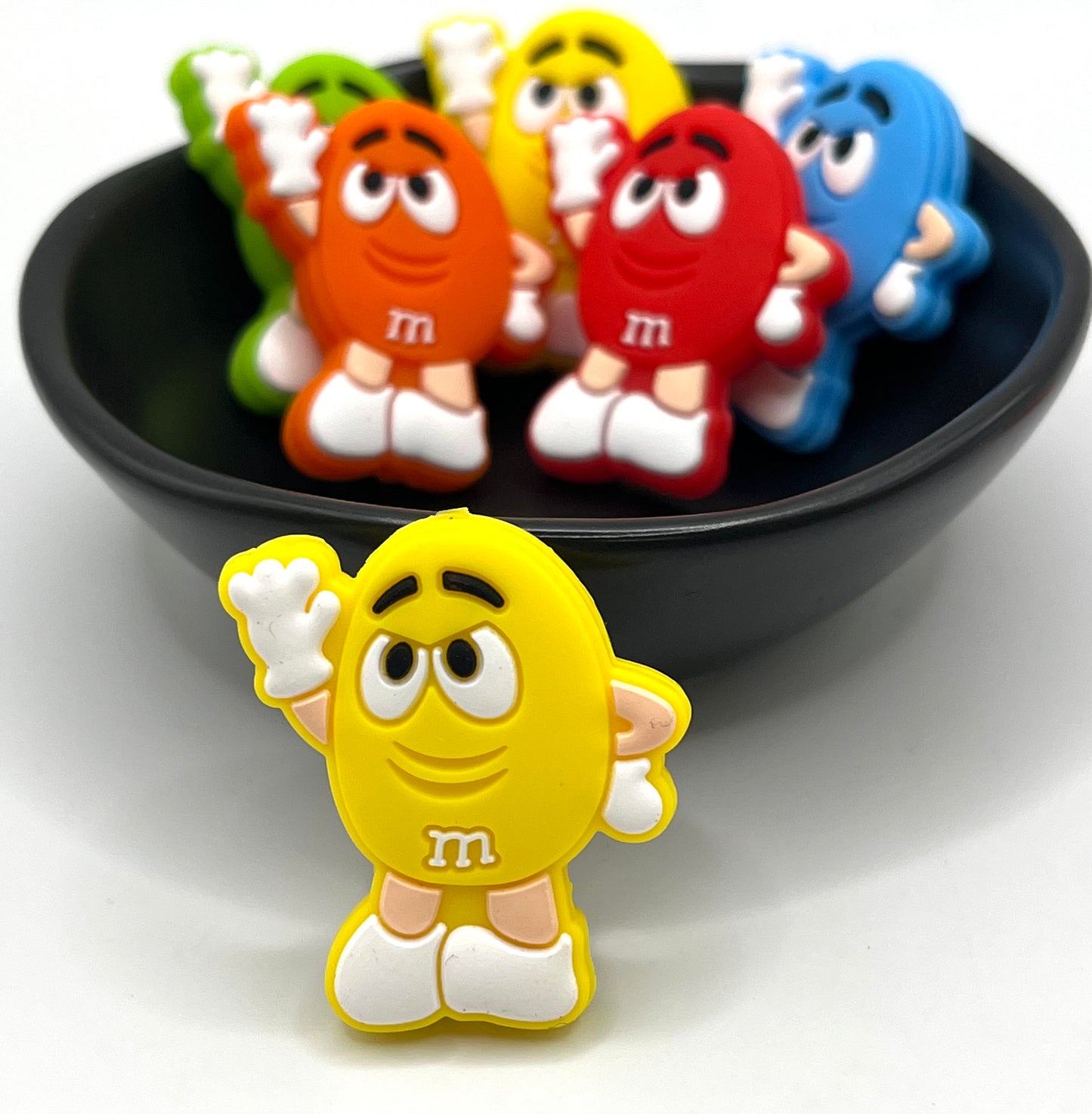 M & M Focal Bead