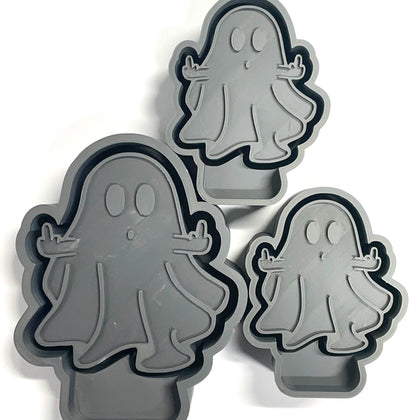 Flip Off Ghost Mold