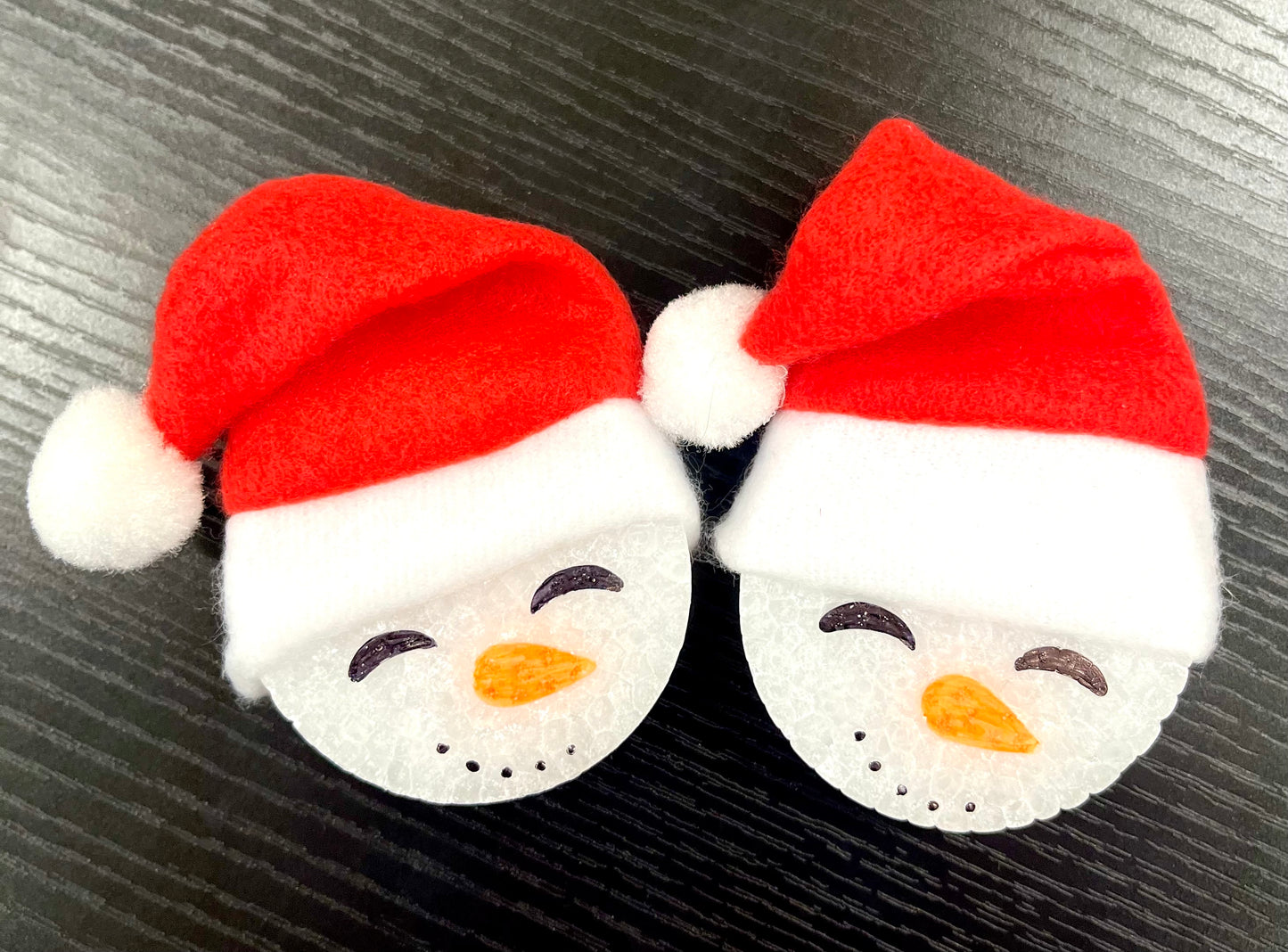 Christmas Hat Smiley Faces Vent Clip Molds