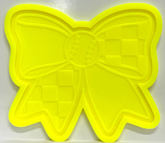Baseball Sports Team Bow