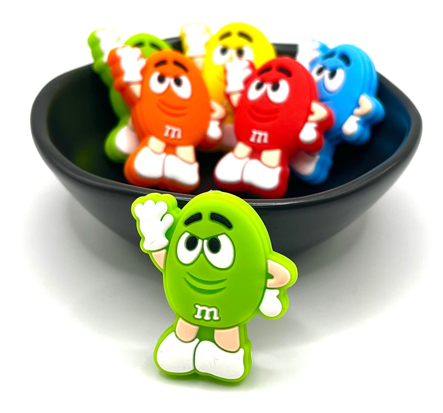 M & M Focal Bead
