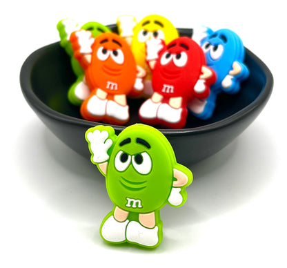 M & M Focal Bead