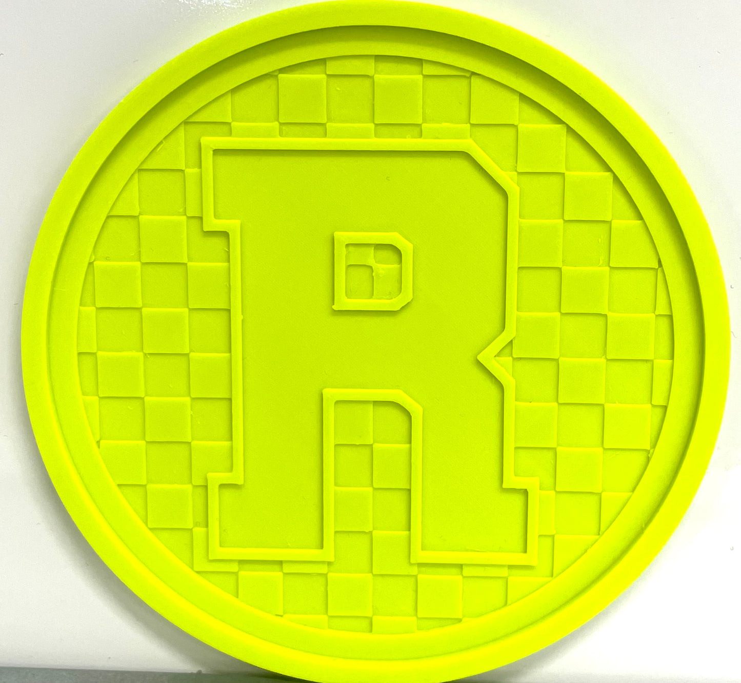 Checkered Alphabet Letters - Base & Insert Mold