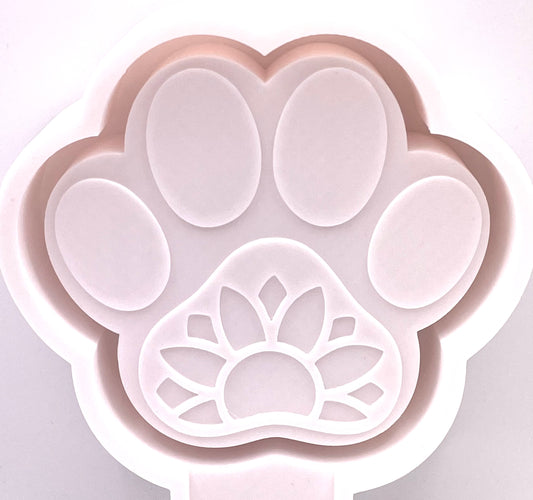 Sunflower Paw Print Mold
