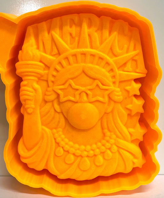 Statue of Liberty Blowing Bubble 3D Mold
