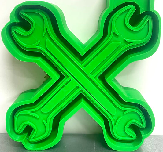 Crossed Wrenches Mold