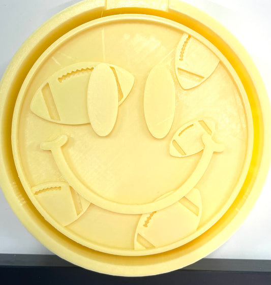 Football Smiley Face Mold