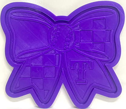 Baseball Sports Team Bow
