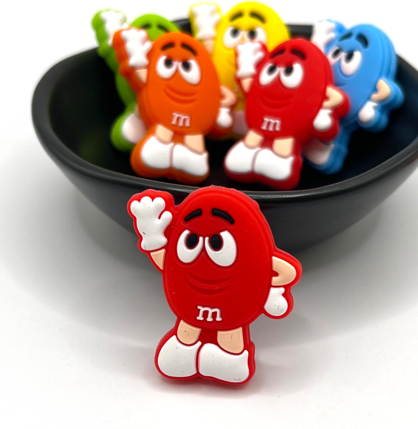 M & M Focal Bead
