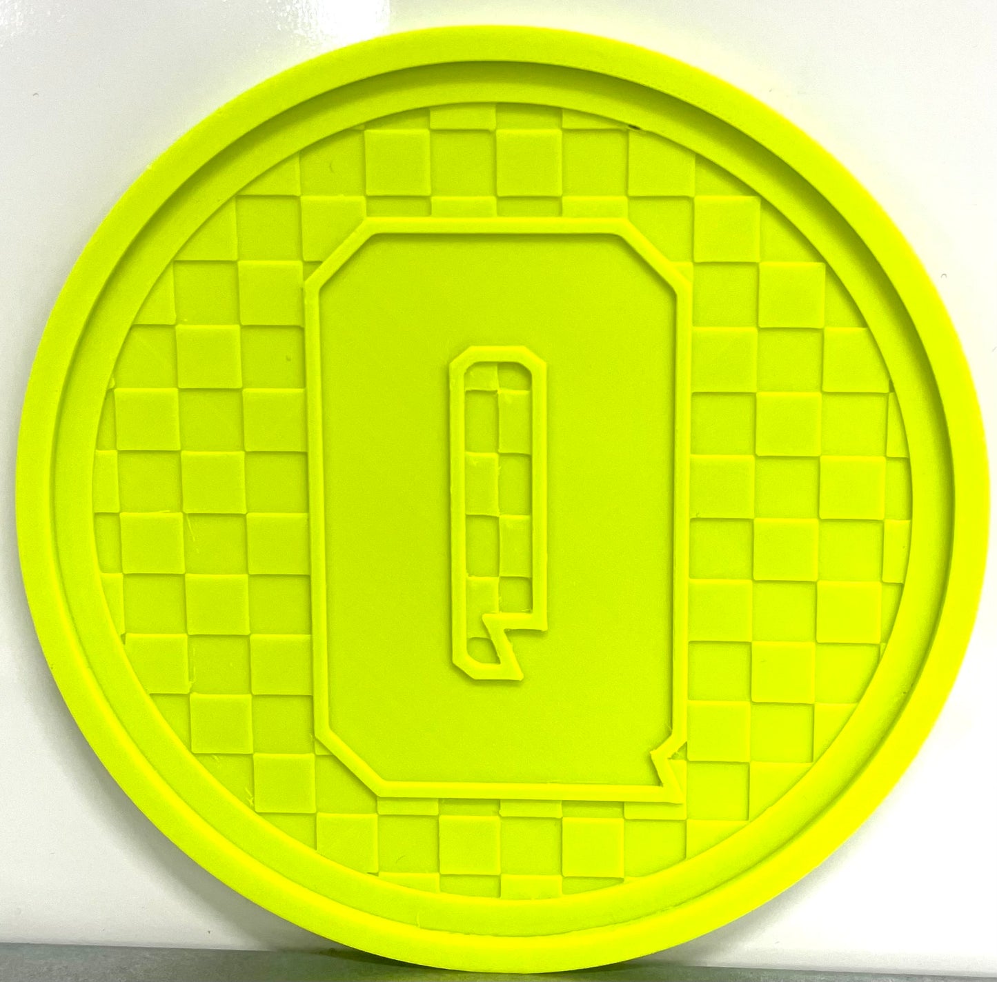 Checkered Alphabet Letters - Base & Insert Mold