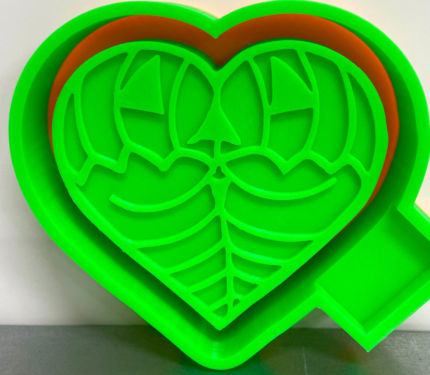 Jack O’Lantern Halloween Heart Booty Mold