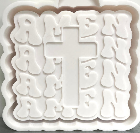 Amen with Cross Mold