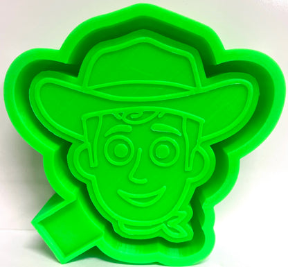 Toy Cartoon Movie Cowboy Mold